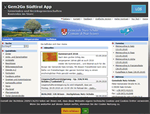 Tablet Screenshot of comune.naz-sciaves.bz.it